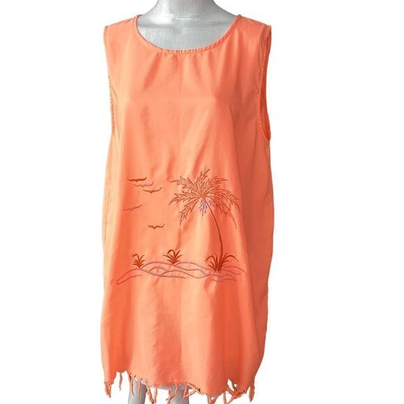 Revue one size swimsuit cover up with fringe.  0736 - Picture 1 of 7